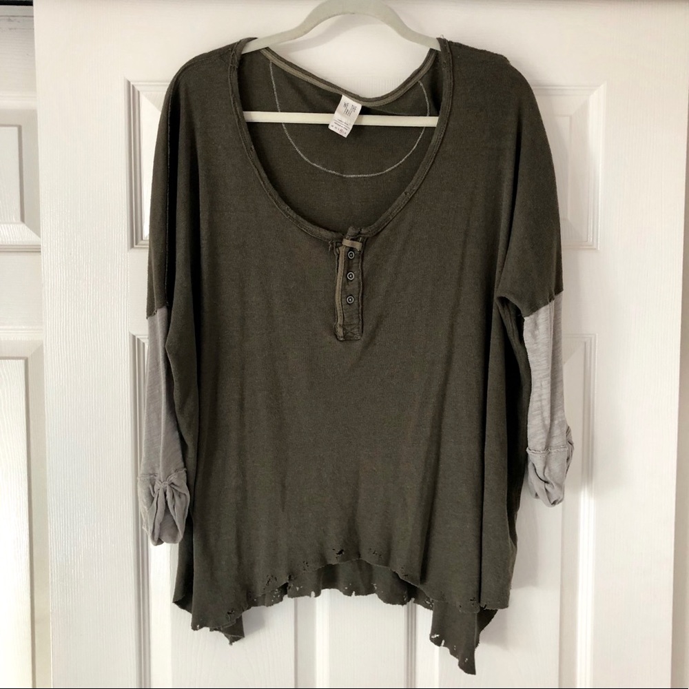 Distressed Baseball Tee